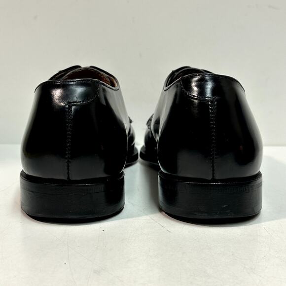 VERY GOOD Rancourt & Co. x Cole Haan Cap Toe Derby Black Calf Made Maine USA 10 - Picture 6 of 12